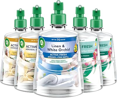 Air Wick 24/7 Active Fresh Automatic Air Freshener Spray Vanilla & Shea (5