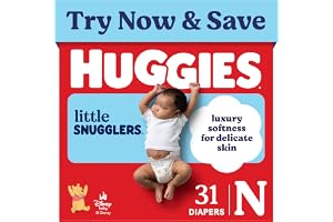 Huggies Little Snugglers Newborn Diapers, 31 Count | Newborn…