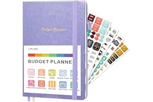 Budget Planner, UpUGo Monthly Accounts Book and Bill Tracker, Undated Financial Organizer, Expense Tracker Notebook, Manage and Optimize Your Finance, A5 Size, Lavender