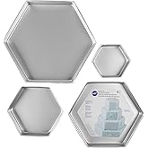 Wilton Performance Pans Aluminum Hexagon Cake Pan Set, 4-Piece
