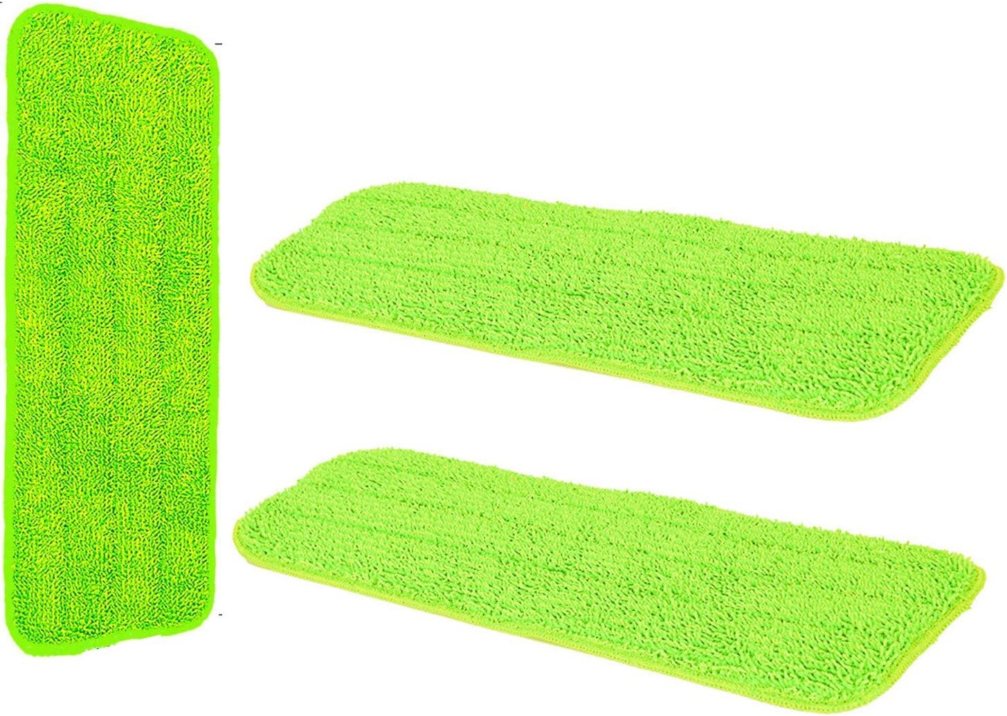 Laminate Floor Mop Replacement Microfibre Mop Pads, Pack of 3 Spray Replacement Pads − Machine Washable, Reusable
