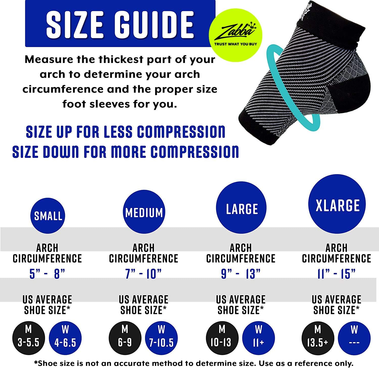 Bitly Plantar Fasciitis Compression Socks for Women & Men - Best Ankle Compression Sleeve, Nano Brace for Everyday Use - Provides Arch Support & Heel Pain Relief (Black, Medium): Health & Personal Care