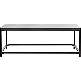 SAFAVIEH American Homes Collection ALEC Brown Pine Coffee Table