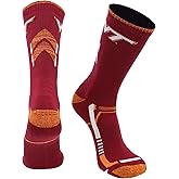 TCK Virginia Tech Hokies Champion Crew Socks (Maroon/Gold, Large)