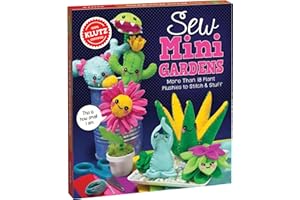 Sew Mini Gardens (Klutz Craft Kit) , 8" Length x 1.5" Width x 9" Height