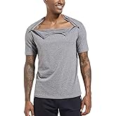 Landofgenie Unisex Chemo Clothing for Port Access Chemotherapy Post Shoulder Surgery Shirts Men Adaptive Shirts
