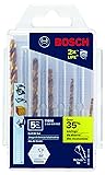 BOSCH TI5IM 5-Piece Assorted Set Titanium Nitride