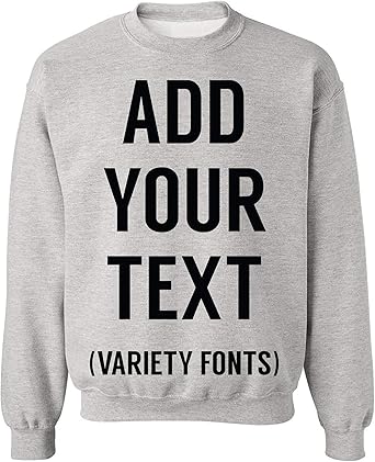 custom ink crewneck