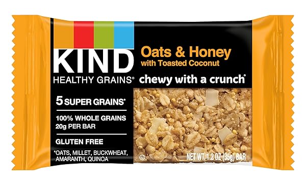 KIND HEALTHY GRAINS BARS, OATS & HONEY, GLUTEN FREE, 15 COUNT