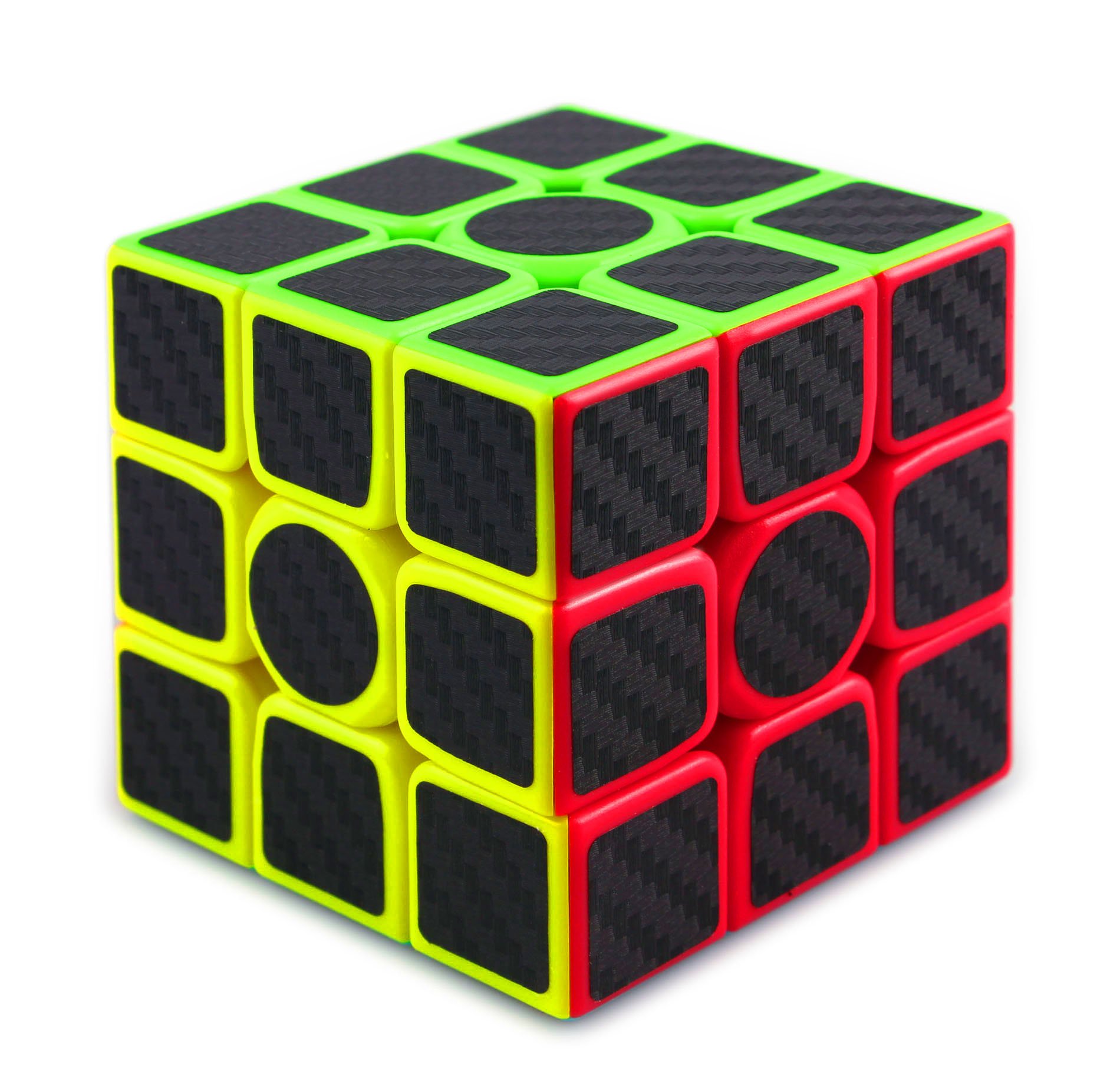 3x3x3 Speed Cube Carbon Fiber Sticker for Smooth Magic Cube Puzzles