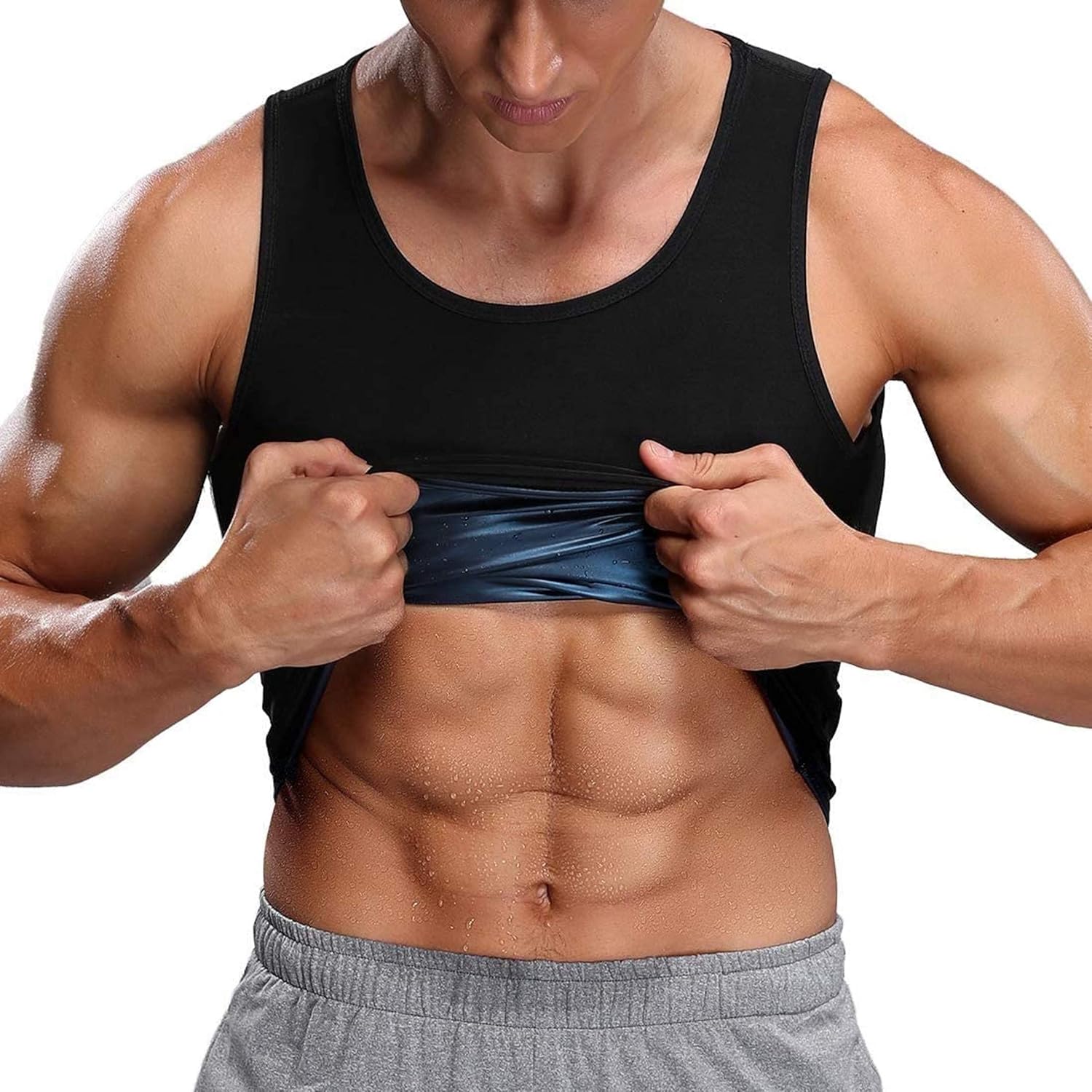 DEYACE Heat Trapping Shirt for Men, Heat Trapping Waist