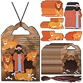 Syhood 24 Set Daniel and The Lion's Den Craft Kit, Sunday School VBS Religious Crafts Easter DIY Christian Bible Craft Kit for School Home Activities