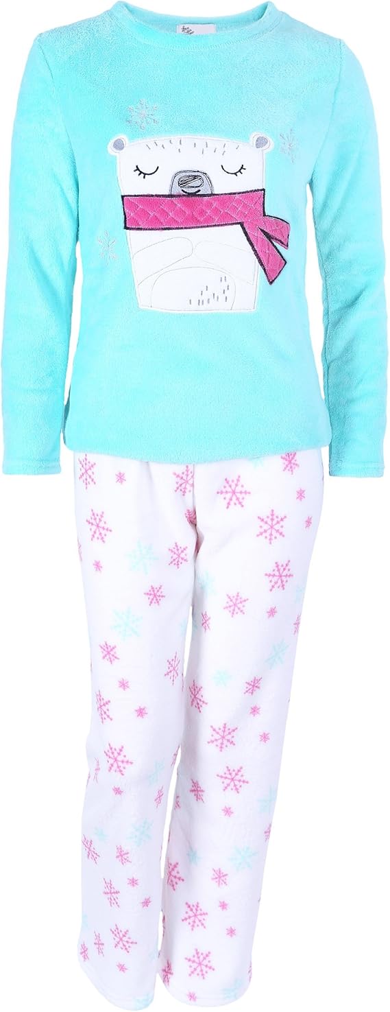 Love to Lounge Turquoise Top & Bottoms & Socks & Eyemask Pyjama Set for
