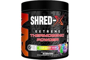 Applied Nutrition Shred-X Thermogenic Fat Burner Powder | Weight Management & Metabolism Support | 200mg Caffeine, Green Tea 