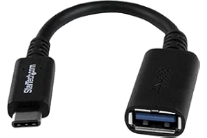 StarTech.com USB-C to USB Adapter - 6in - USB-IF Certified - USB-C to USB-A - USB 3.1 Gen 1 - USB C Adapter - USB Type C (USB