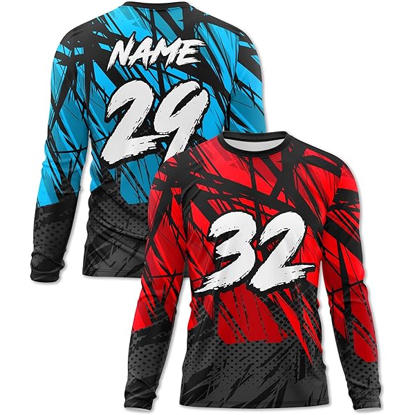 Amazon.com: Motocross Jersey UPF30+ Motox Dirt Bike Jersey for Kid