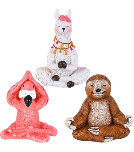 Top Collection Miniature Fairy Garden & Terrarium Yoga Turtle in Seated Namaste Pose Statue, Small