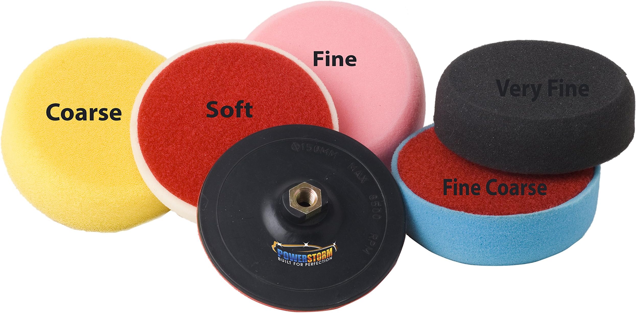 Powerstorm Six Pack of Car Polisher Sponges