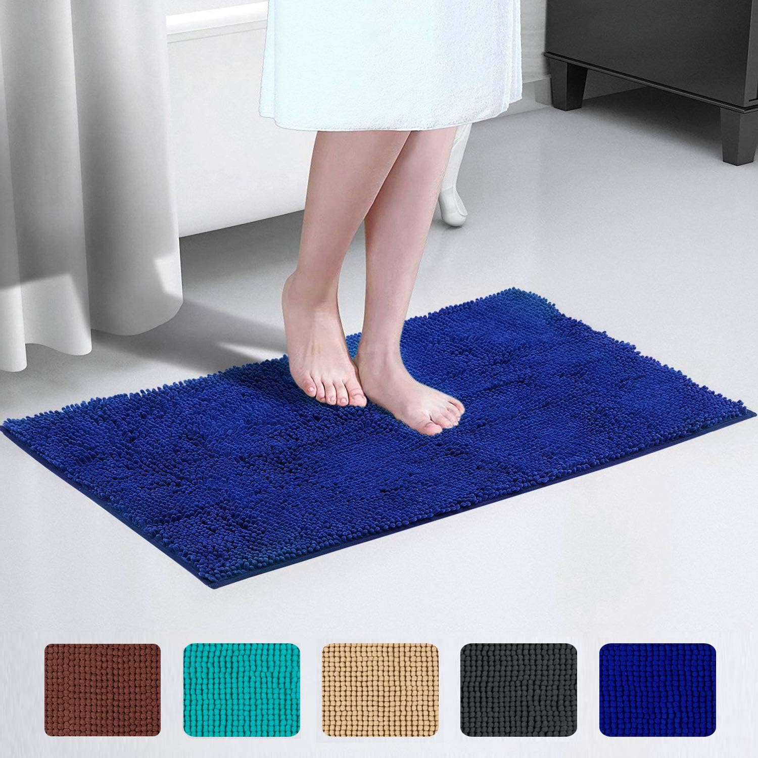 JML Bath Rug, Bath Mats for Bathroom Non Slip Absorbent