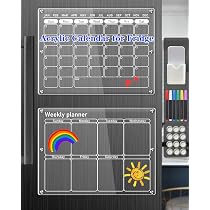 Amazon.com : Magnetic Calendar for Fridge, bamandan Non-Slip and ...