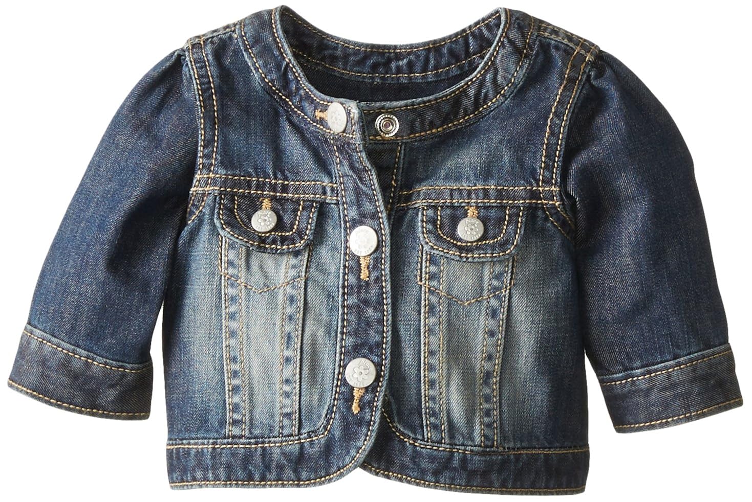 newborn girl denim jacket