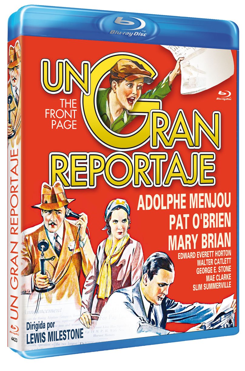 Amazon Com Un Gran Reportaje 1931 Bd The Front Page Blu Ray Movies Tv