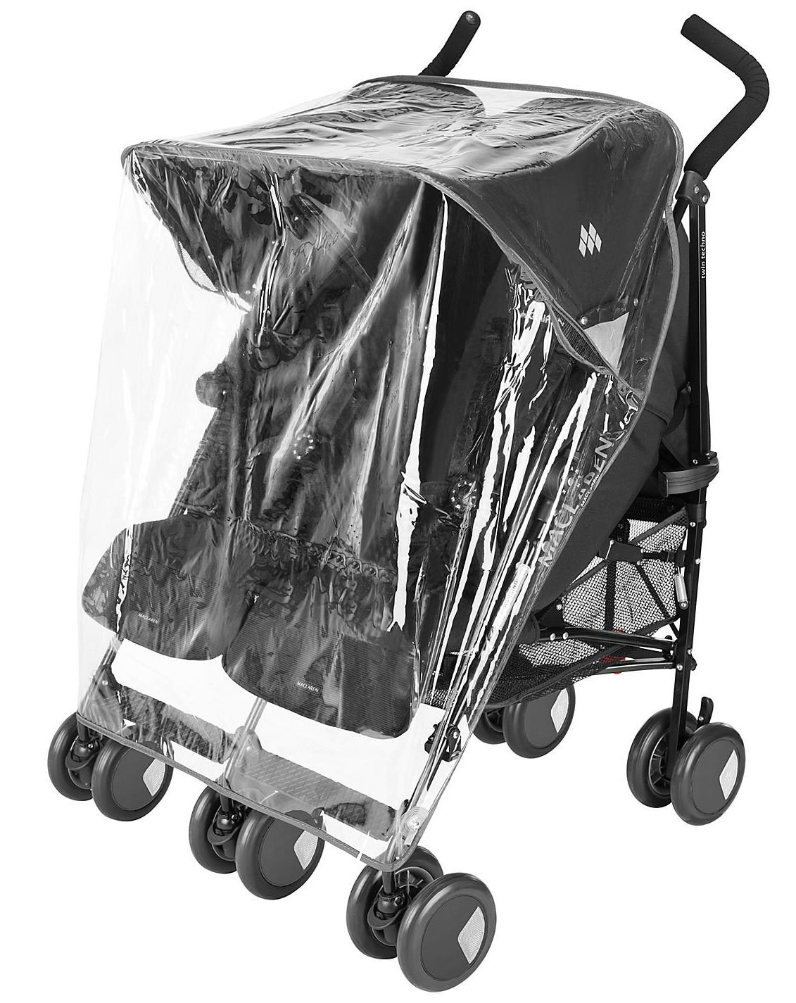 Universal Raincover to Fit Maclaren Twin Techno Puhschair (213)