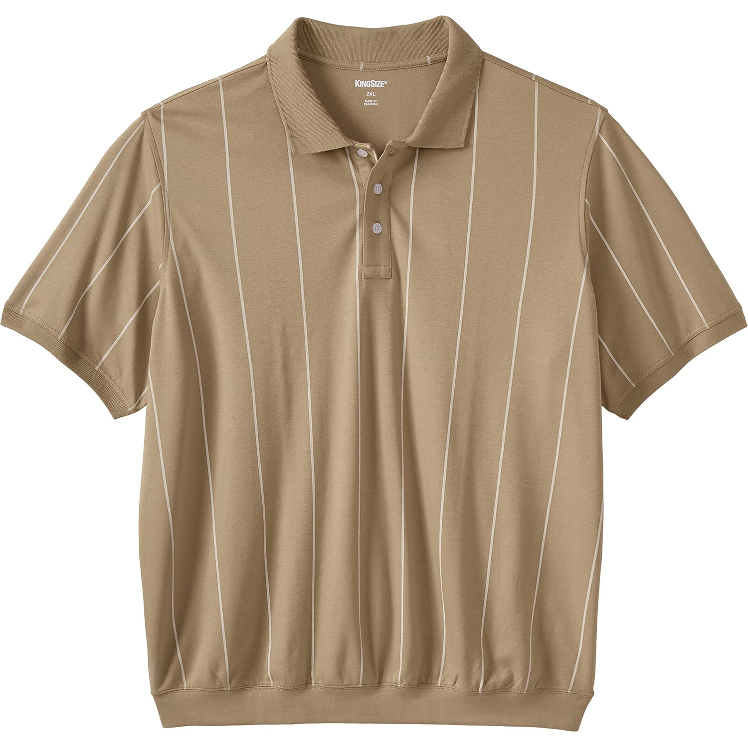 Tall Printed Banded Bottom Polo videosys.tv