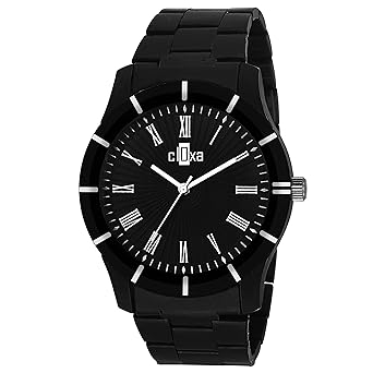 Analogue Black Chain Watch for Men