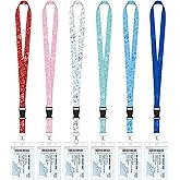 6 Pack Cruise Lanyard for Ship Cards Cruise Essentials 2026, Ocean | Lanyards for Cruise Ship Cards, Detachable Buckle, Waterproof Badge Holders, Ideal for Family and Group Cruises Must Have
