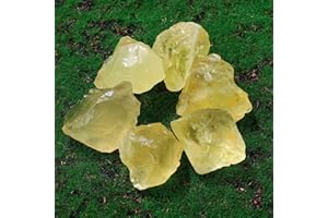 Apengshi Natural Citrine about 0.22 lb（100g Healing Crystal Raw Rough Stone Chakra Raw Stone Meditation Reiki Collection DIY