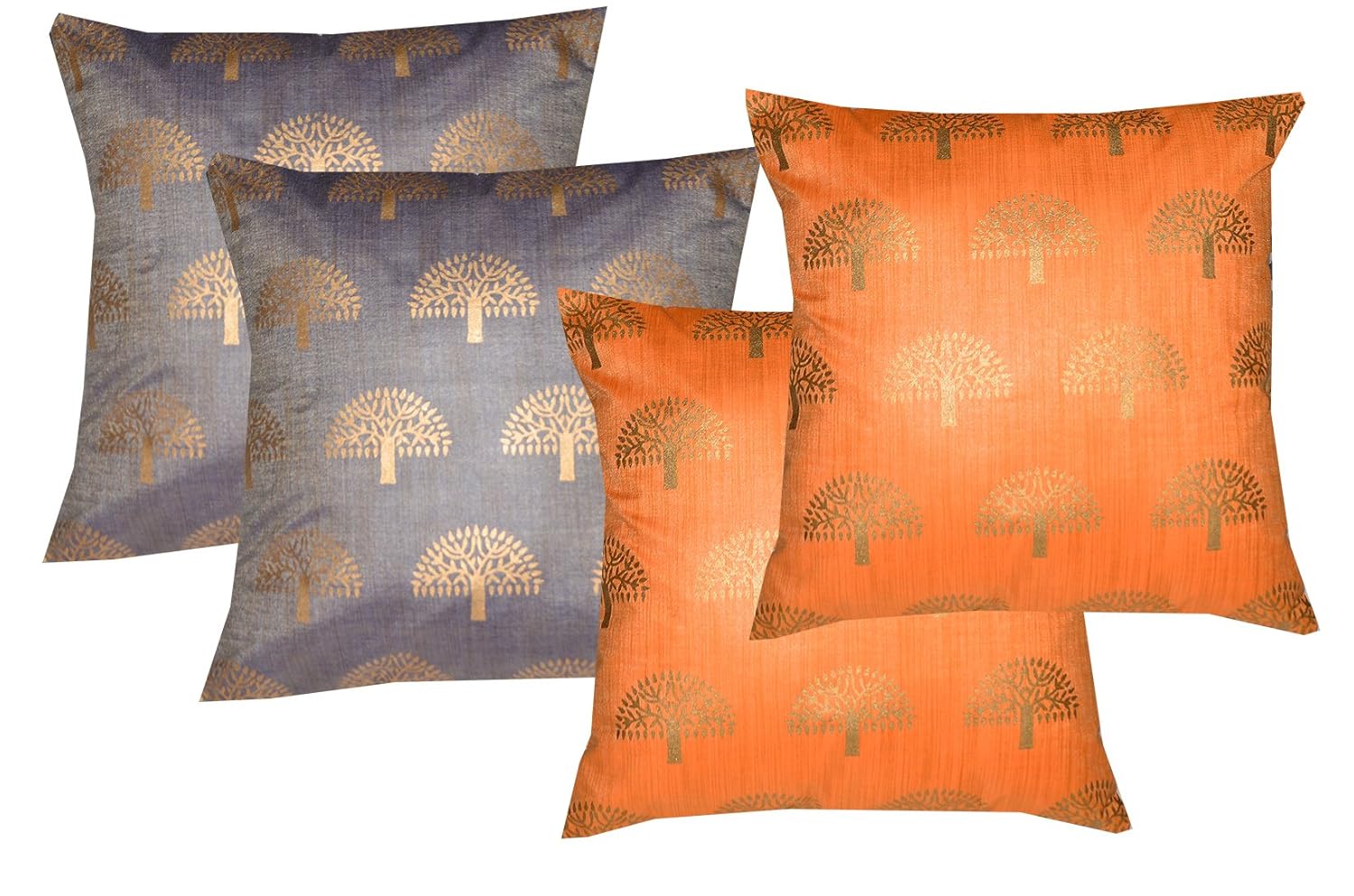 Durable Dupian Silk Decorative Embroidery Square Throw Pillow Cover