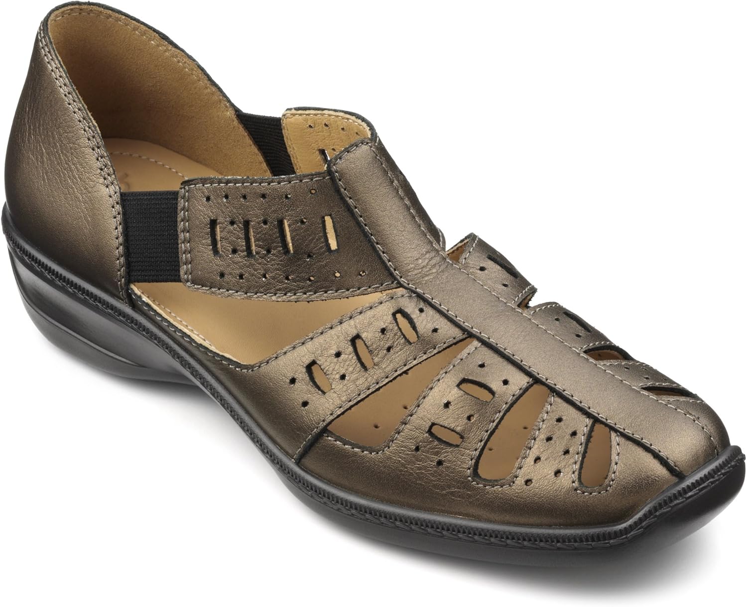 high heel wedge boots