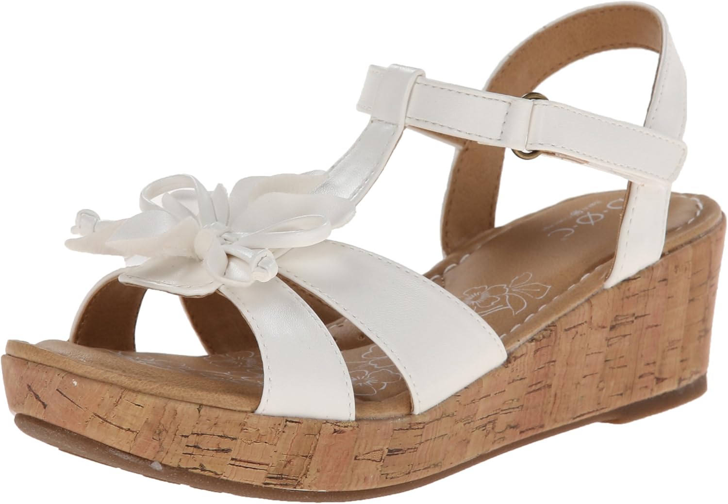 boc wedge sandals with flowers