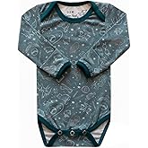 Copper Pearl Long Sleeve Bodysuit Baby: Ultra Soft Baby for Newborns, Boys, and Girls - Stylish, Comfortable, Overlap Shoulders, Premium Knit Fabric - 3-6 Months, Hogwarts™