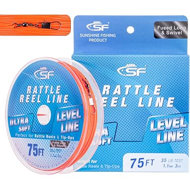 best ice fishing line for rattle reels Amazon Best Sellers: Best Ice Fishing Fishing Line