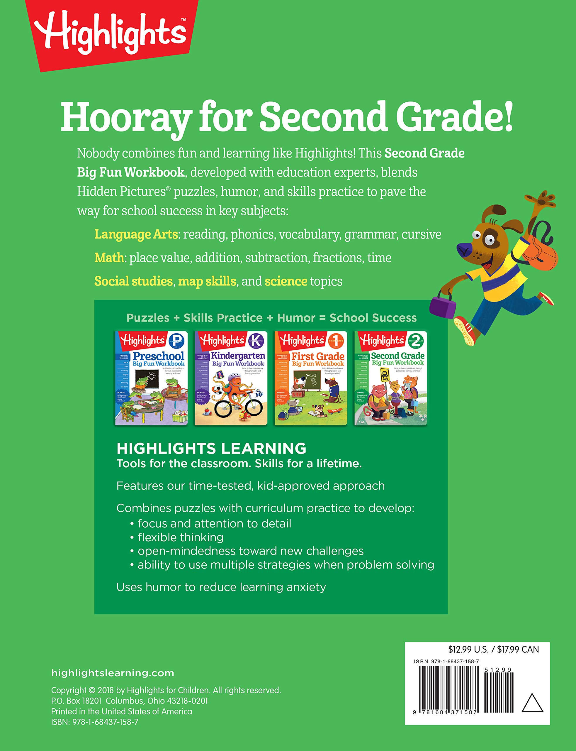 Second Grade Big Fun Workbook (Highlights? Big Fun Activity Workbooks)
