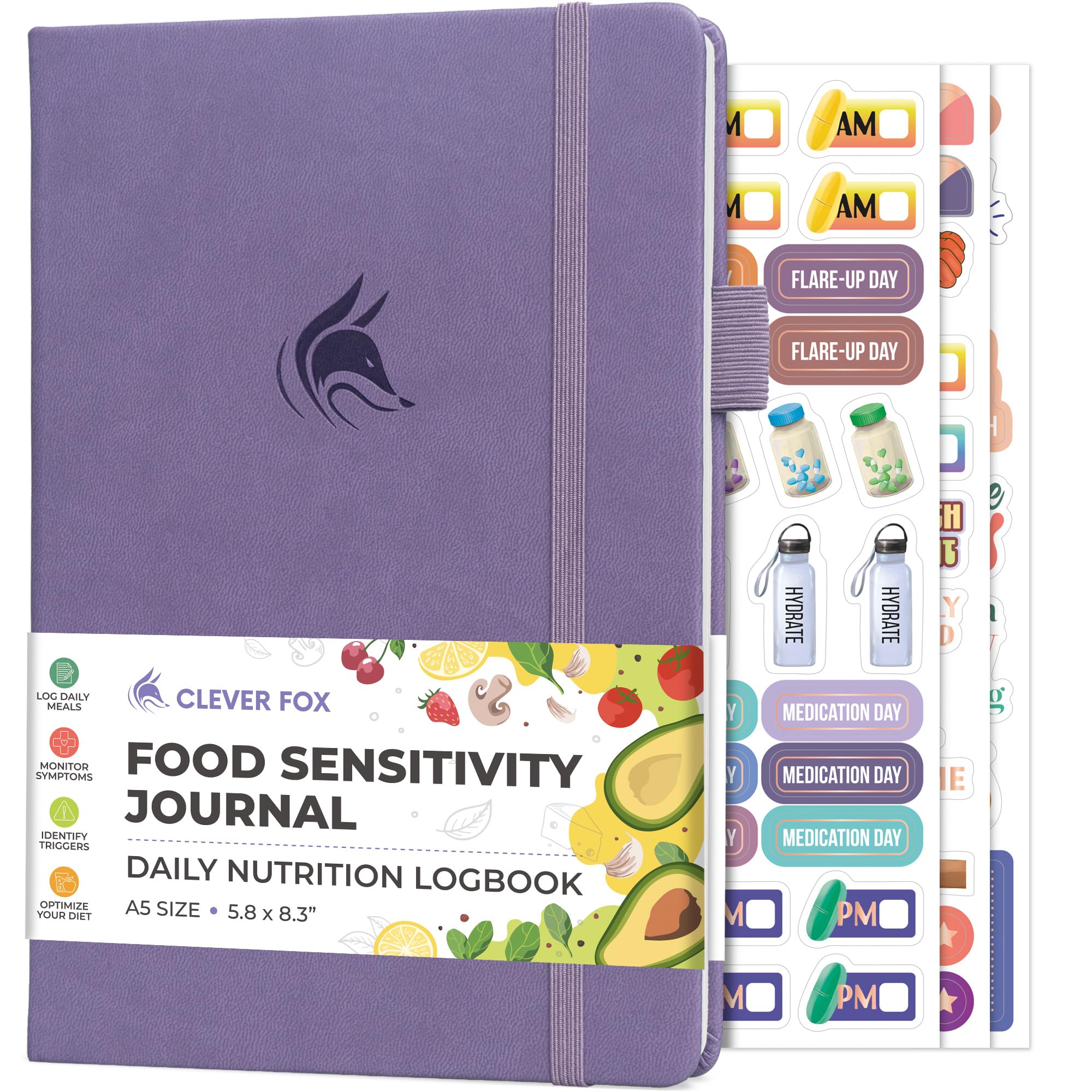 Clever Fox Food Sensitivity Journal – Daily Intolerance & Symptom Log ...