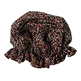 Making Believe Womens Mop Cap - Brown Calico