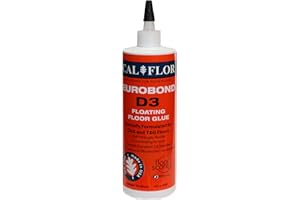 CalFlor GL82114CF Eurobond D3 Floating Floor Glue – Type II/D3 Water‑Resistant, Flexible Cross‑Linking Formula for Click & T&G Floors (Made in USA)