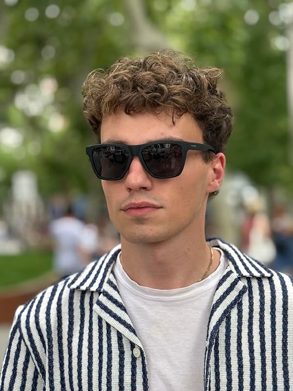 ONE LS, Occhiali da sole Unisex - Adulto, Raw Nero Polarizzato, Taglia unica