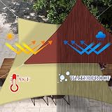 RICHIE Sun Shade Sail 3.6m x 4.9m Rectangle Waterproof UV Block view 6