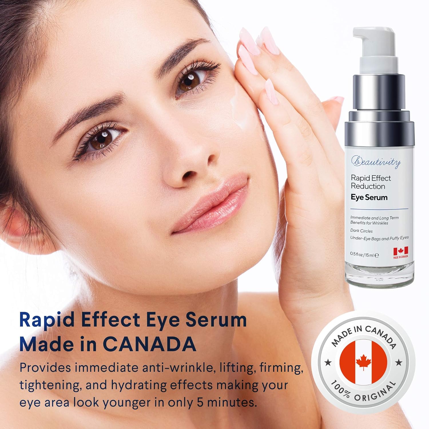 Rapid Effect Eye Gel Eye Wrinkle Cream Reduce Under-Eye Bags, Wrinkles, Dark Circles, Fine Lines & Crow's Feet Instantly and Visibly for Women Men: Beauty