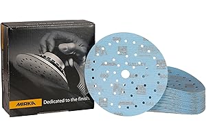 Mirka Galaxy Multifit Sandpaper 6 inch (150mm) - Grit 800, 50 Discs/Pack - Premium Abrasive for Epoxy Resin, Wood, Metal - No