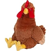 Wild Republic Ecokins Chicken Stuffed Animal - 12"