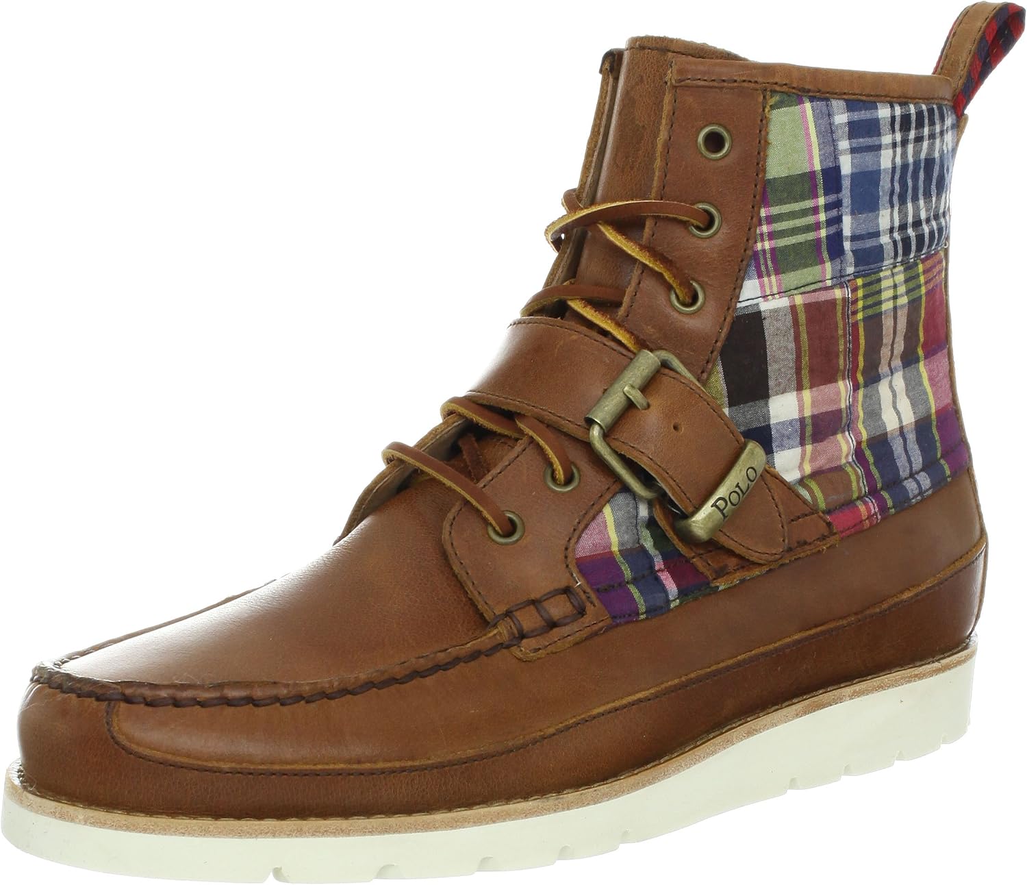 Polo Ralph Lauren Men's Saddleworth, Tan/Multi, 7.5 D US