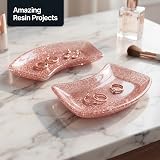 Hemway Light Rose Gold Glitter Ultrafine 100g Craft Resin Cosmetic view 5