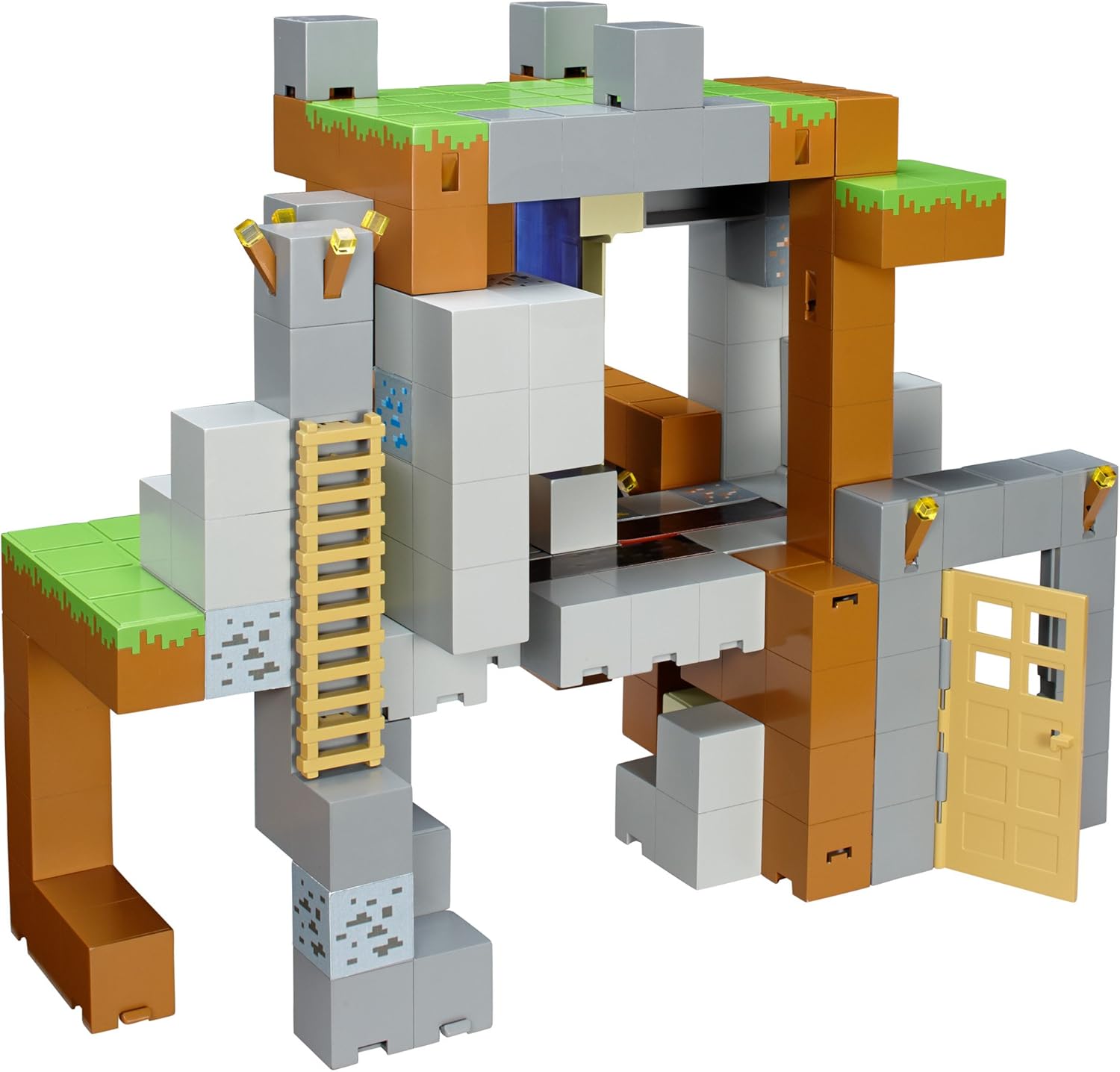 minecraft survival mode playset amazon