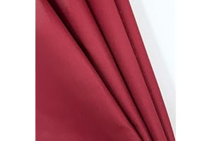 ZHENQING Aida Cloth 14 Count Cross Stitch Fabric Cross Stitch Aida Cloth for Embroidery and Needlework (Wine red, 30 * 39inch)