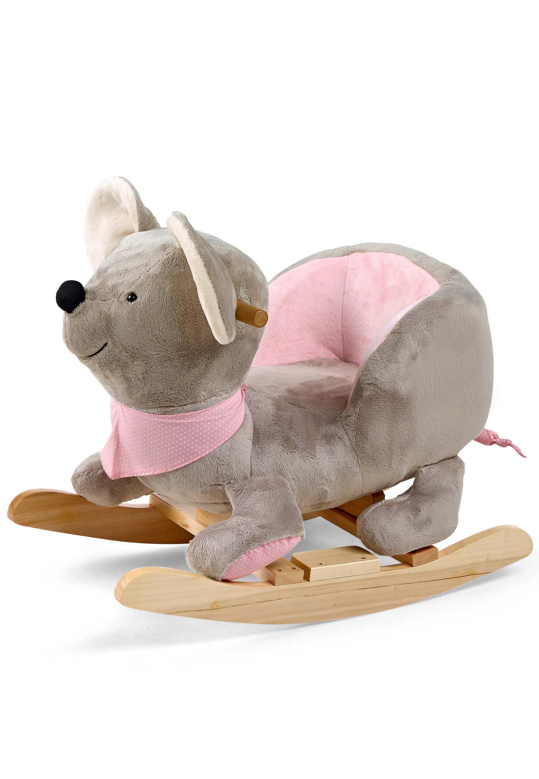 Sterntaler Rocking Animal Mouse Mabel - 12-36 Months - Grey/Multicoloured